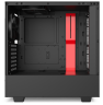 Компьютерный корпус NZXT H510 Black/Red CA-H510B-BR