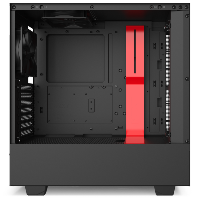 Компьютерный корпус NZXT H510 Black/Red CA-H510B-BR