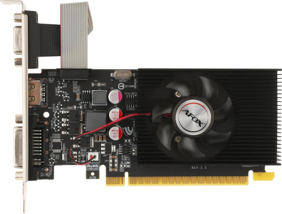 Видеокарта AFox (AF240-1024D3L2-V2) GeForce GT 240 1GB 1FAN