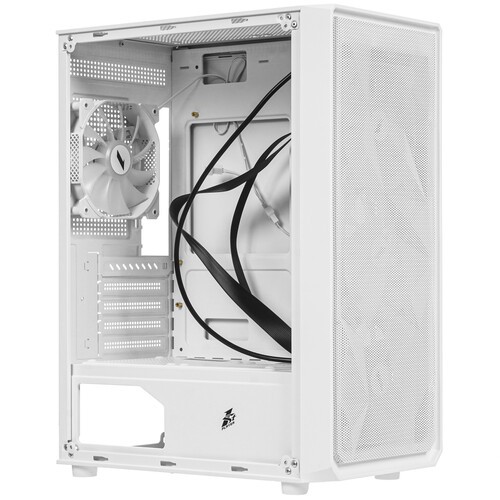 Компьютерный корпус 1STPLAYER FD3-M LED White (FD3-M-WH-4F1-W)
