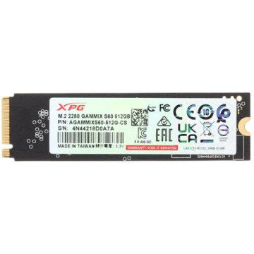 Твердотельный накопитель ADATA XPG 512 Gb AGAMMIX S60 (AGAMMIXS60-512G-CS)