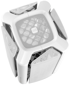 Компьютерный корпус Geometric Future Model 2 The Ark White (1AM2AKWT00101) (GF_M2-THE-ARK-WH-MESH)