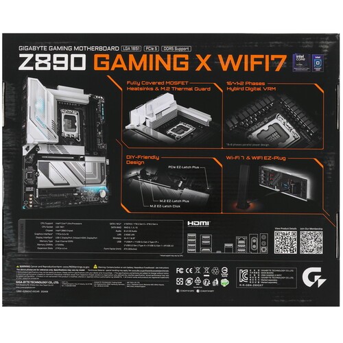 Материнская плата Gigabyte Z890 GAMING X WIFI7