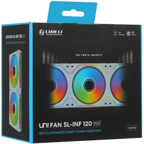 Комплект вентиляторов для корпуса Lian Li UNI FAN SL-INF 120 ARGB White (G99.12SLIN3W.R0)