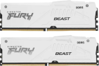 Оперативная память 64 Gb 6000 MHz Kingston FURY Beast AMD RGB White (KF560C36BWEAK2-64)