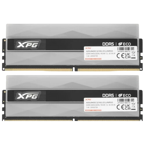 Оперативная память 32 Gb 6400 MHz ADATA XPG LANCER Neon RGB (AX5U6400C3216G-DCLANRSG)