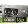Видеокарта ASUS (DUAL-RTX5060-O8G) GeForce RTX 5060 8GB DUAL OC (90YV0N12-M0NA00)