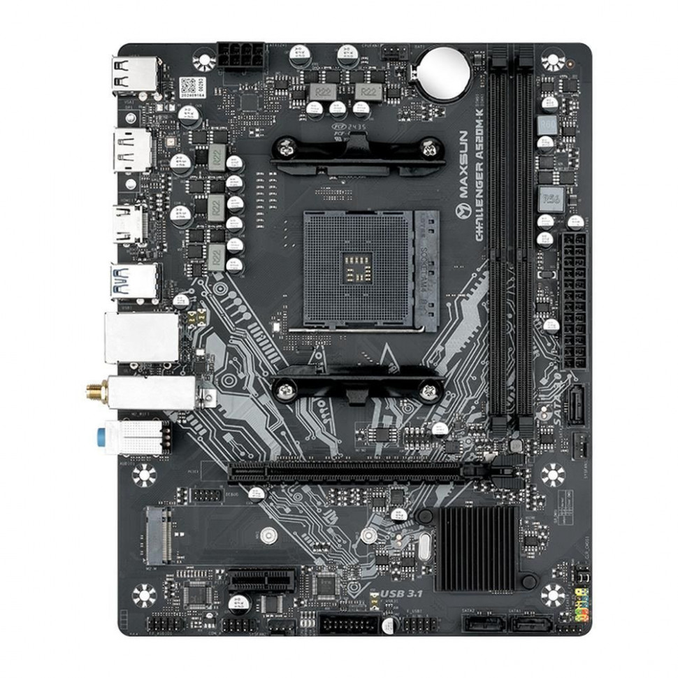 Материнская плата MaxSun MS-Challenger A520M-K WIFI (6940709661178)