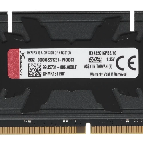 Оперативная память 16 Gb 3200 MHz Kingston HYPERX PREDATOR (HX432C16PB3/16)