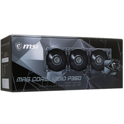 Система жидкостного охлаждения для процессора MSI MAG CORELIQUID P360 Black 306-7ZW2P31-813