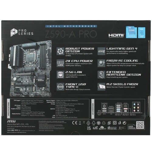 Материнская плата MSI Z590-A PRO