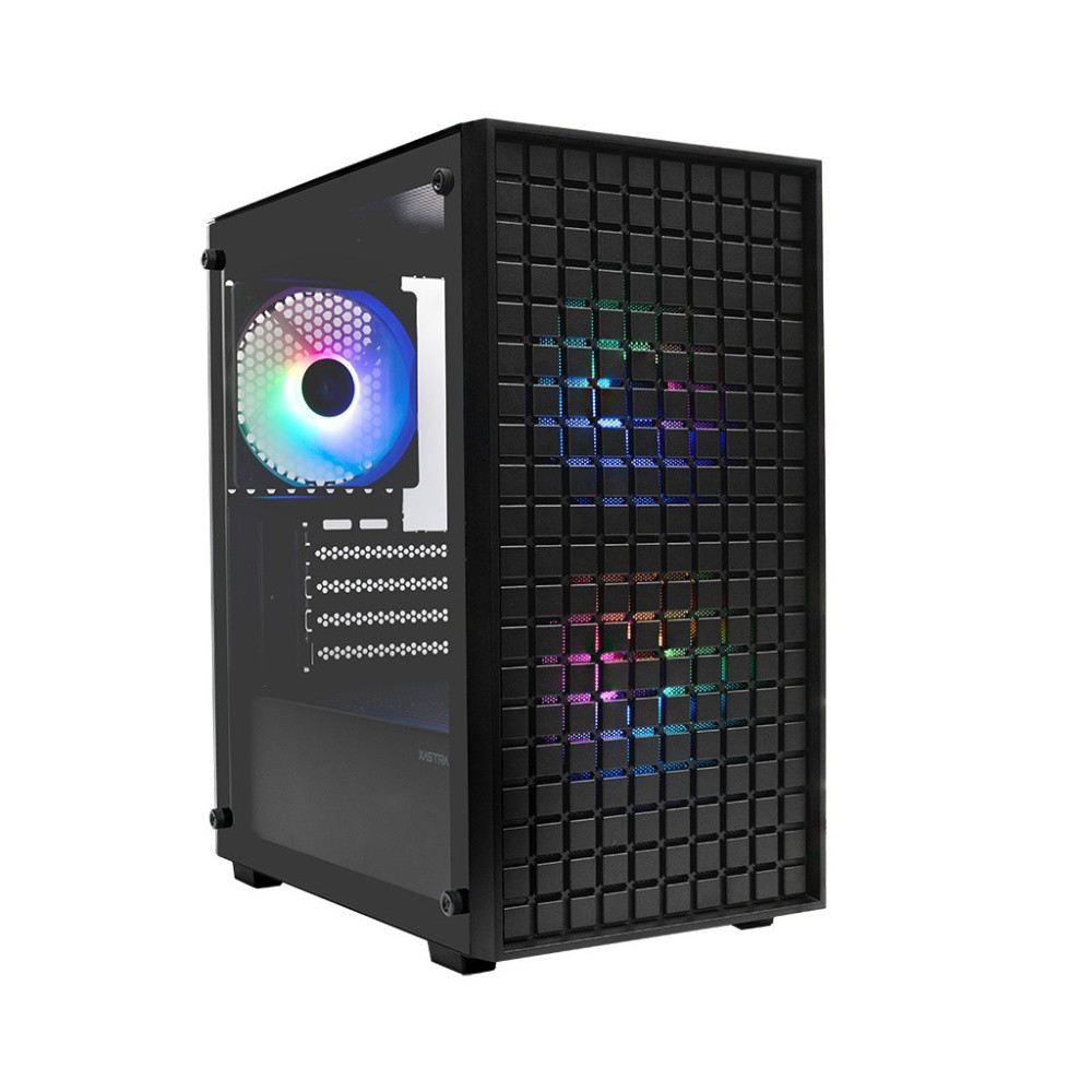 Компьютерный корпус XASTRA A306M 3FRGB TG Black (A306M-3FC12F)