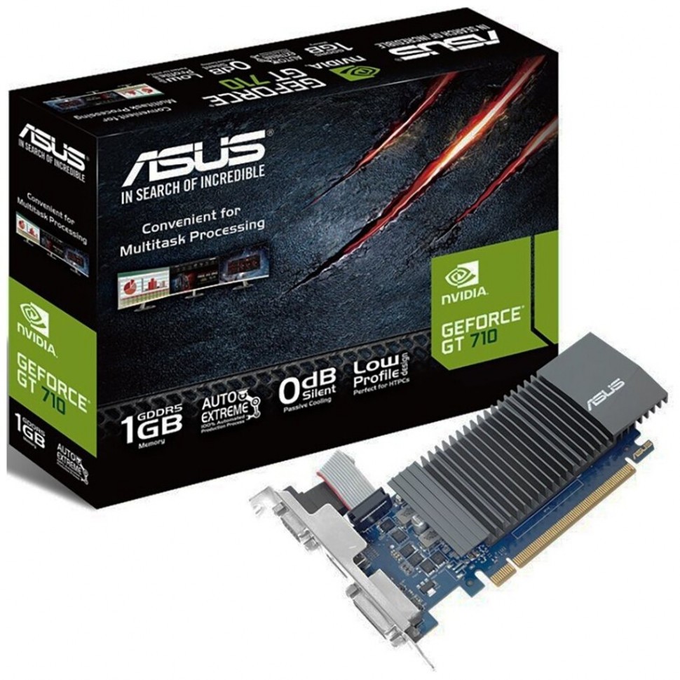 Видеокарта ASUS (GT710-SL-1GD5 -DI) GeForce GT 710 1GB GDDR5