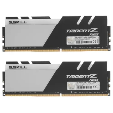 Оперативная память 16 Gb 3600 MHz G.Skill TRIDENT Z NEO (F4-3600C14D-16GTZNA)