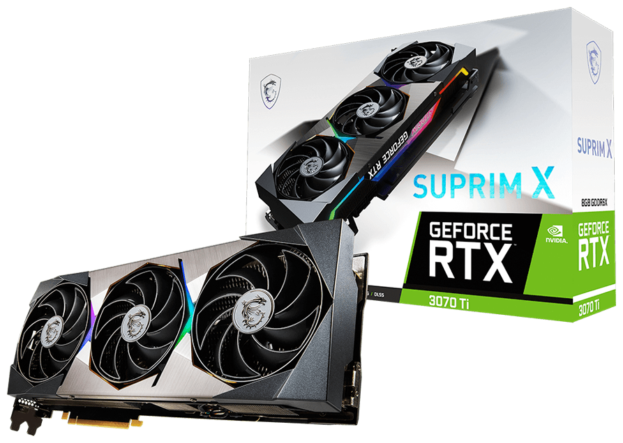 Видеокарта MSI (RTX 3070 TI SUPRIM X) GeForce RTX 3070 Ti 8GB SUPRIM X