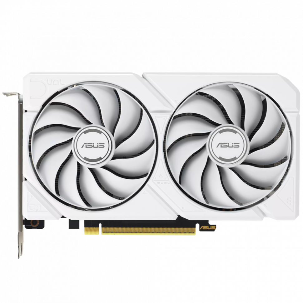 Видеокарта ASUS (DUAL-RX9060XT-16G-WHITE) Radeon RX 9060 XT 16GB DUAL WHITE (90YV0LG3-M0NA00)