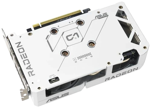 Видеокарта ASUS (DUAL-RX9060XT-16G-WHITE) Radeon RX 9060 XT 16GB DUAL WHITE (90YV0LG3-M0NA00)