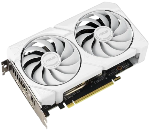 Видеокарта ASUS (DUAL-RX9060XT-16G-WHITE) Radeon RX 9060 XT 16GB DUAL WHITE (90YV0LG3-M0NA00)