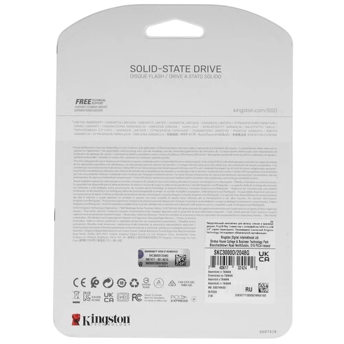 Твердотельный накопитель Kingston 2048 Gb KC3000 (SKC3000D/2048G)