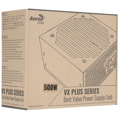 Блок питания Aerocool 500W VX-500 PLUS (4713105962758)