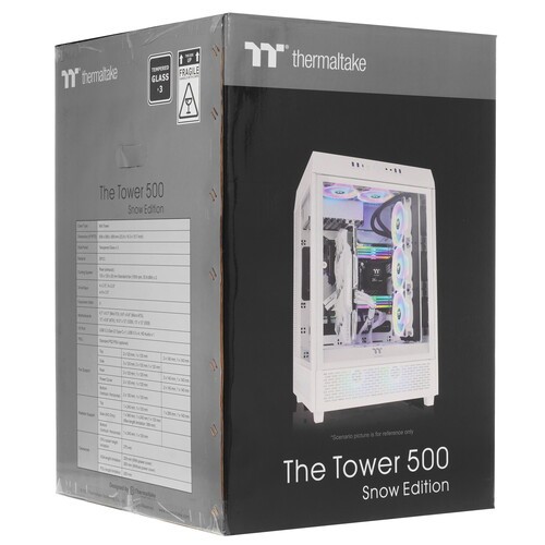 Компьютерный корпус Thermaltake The Tower 500 Snow White (CA-1X1-00M6WN-00)