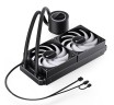 Система жидкостного охлаждения для процессора JONSBO TG-240 ARGB Black PWM