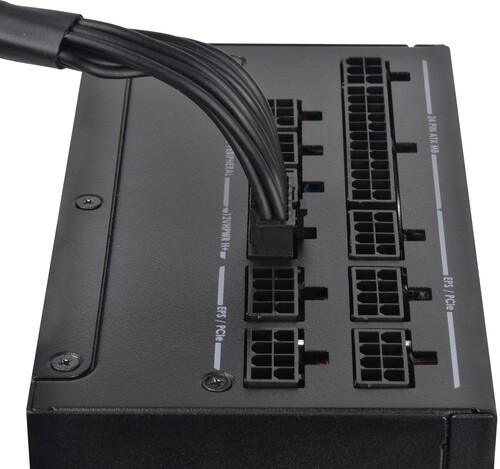 Блок питания SilverStone 1000W Cybenetics SST-DA1000R-GM G540DA100RGM220 16 Pin (PCIe 5.0 Connector Cable Details)