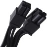 Блок питания SilverStone 1000W Cybenetics SST-DA1000R-GM G540DA100RGM220 16 Pin (PCIe 5.0 Connector Cable Details)