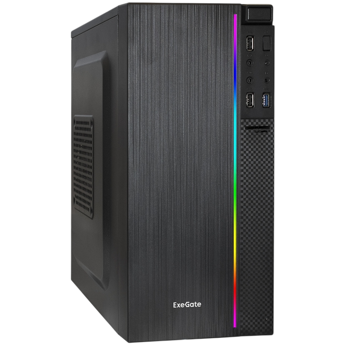 Компьютерный корпус ExeGate mEVO-9302 RGB Black (EX287882RUS)