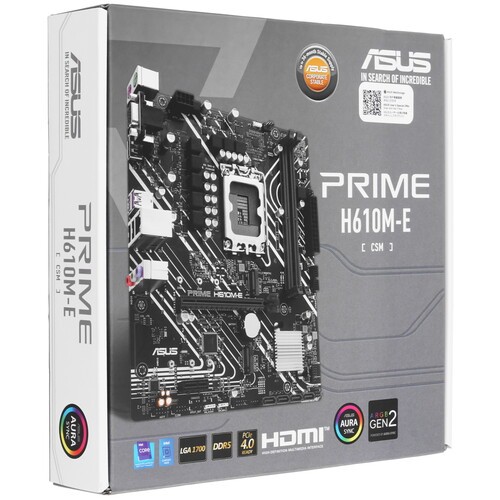 Материнская плата ASUS PRIME H610M-E-CSM 90MB1G10-M0EAYC