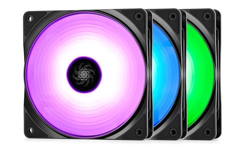 Комплект вентиляторов для корпуса Deepcool RF120 120 3 in 1 (DP-FRGB-RF120-3C)