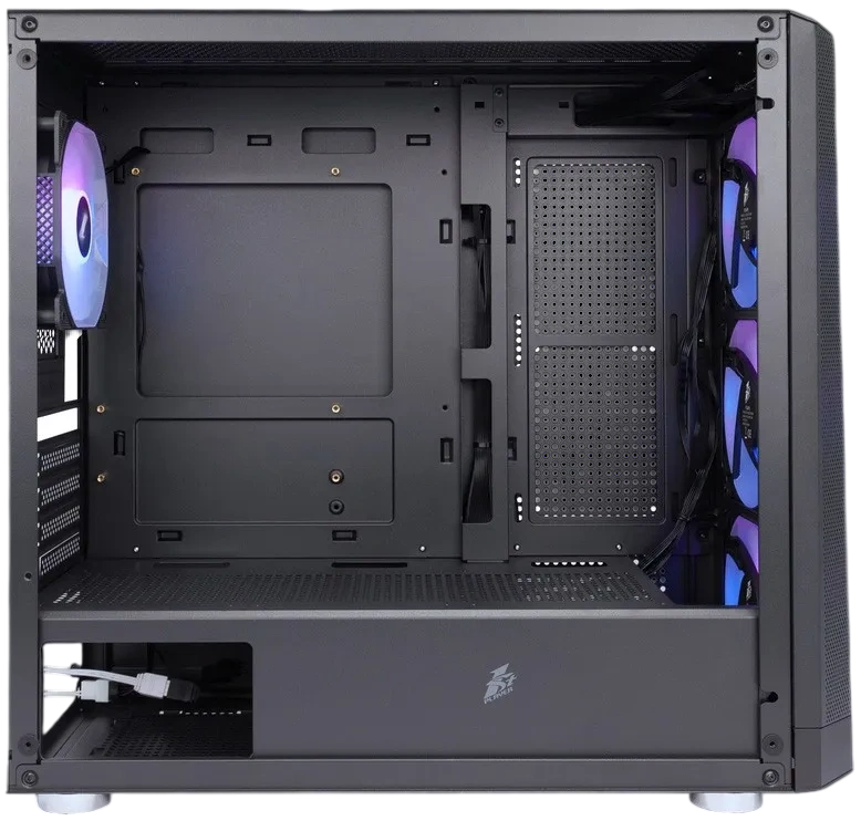 Компьютерный корпус 1STPLAYER FD5-M ARGB Black ARGB (FD5-M-BK-4F2(AP))
