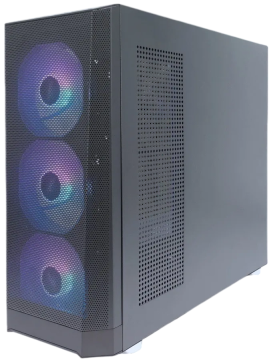 Компьютерный корпус 1STPLAYER FD5-M ARGB Black ARGB (FD5-M-BK-4F2(AP))