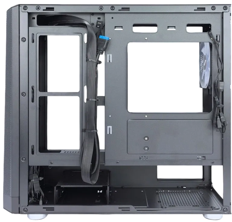 Компьютерный корпус 1STPLAYER FD5-M ARGB Black ARGB (FD5-M-BK-4F2(AP))