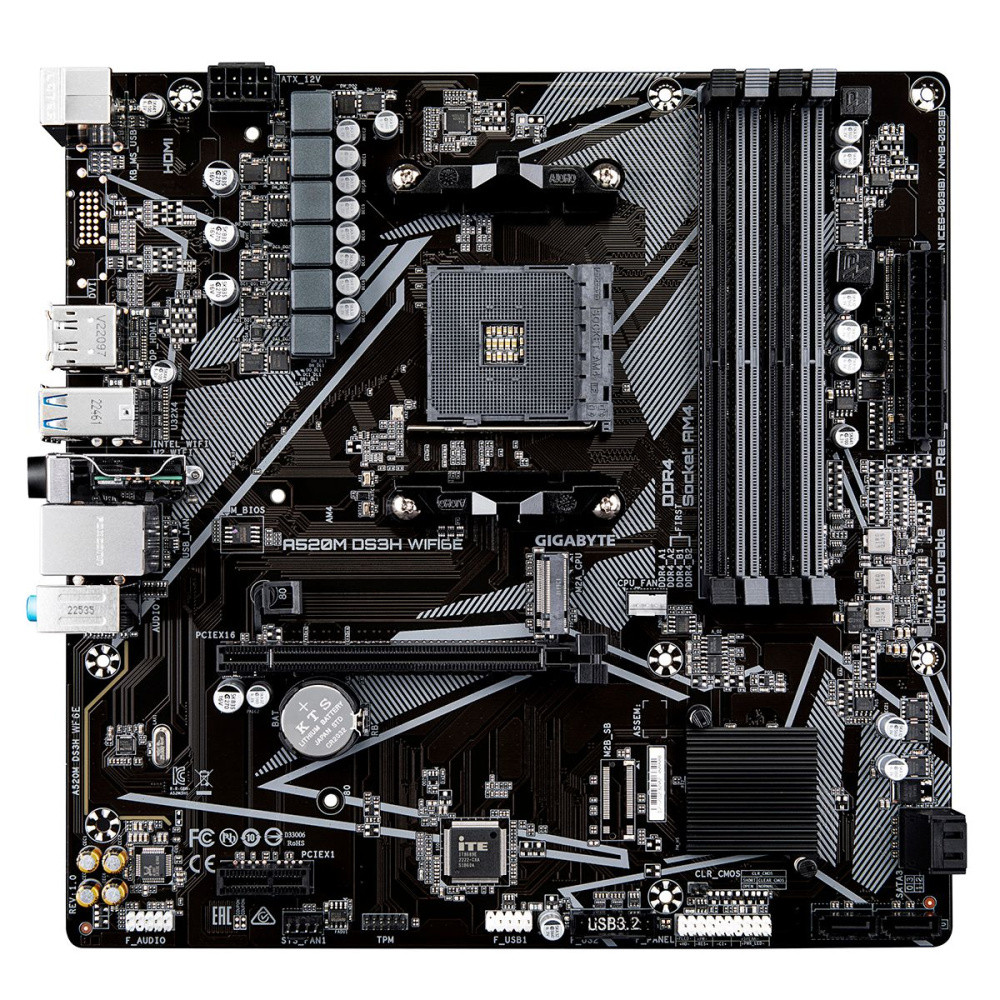 Материнская плата Gigabyte A520M DS3H WF6E rev