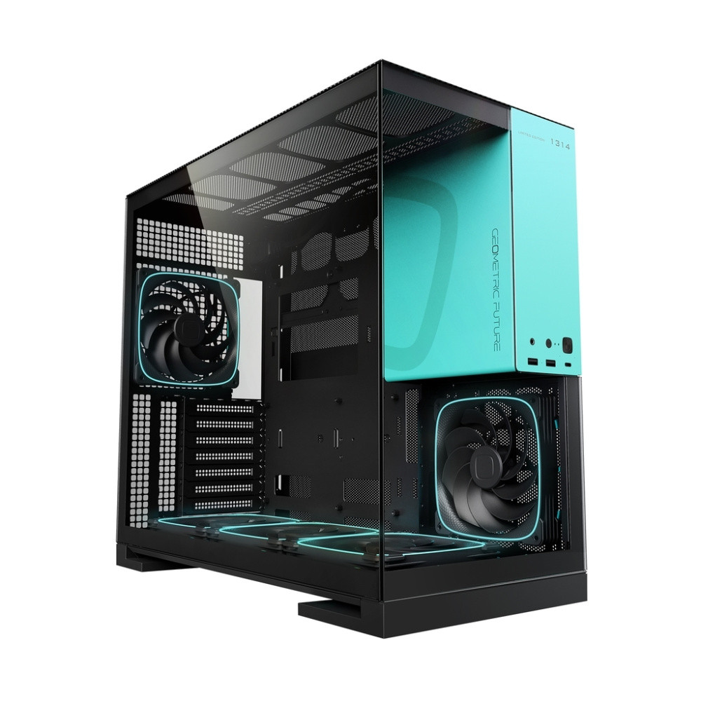 Компьютерный корпус Geometric Future Model 5 Black/Blue with fans (1AM5WKBB00110)