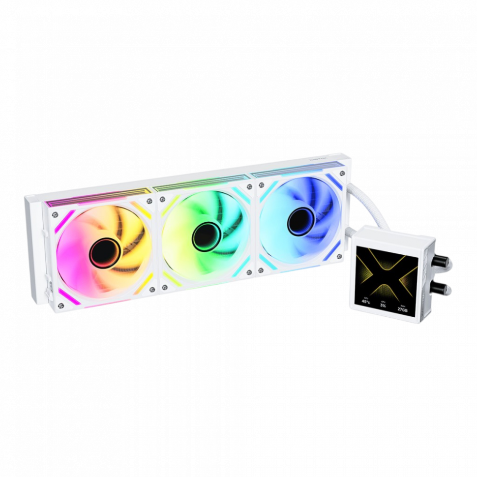 Система жидкостного охлаждения для процессора XASTRA Octant LC360FS ARGB WH LCD White (LC360FS-WHAFXX-GL)