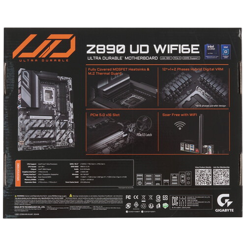 Материнская плата Gigabyte Z890 UD WIFI6E