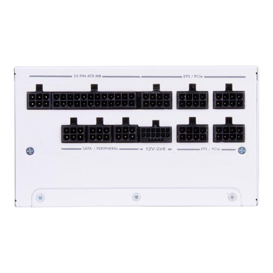 Блок питания SilverStone 1000W (SST-DA1000R-GM-WWW) (G540DA100R4M220) 16 Pin (PCIe 5.0 Connector Cable Details)