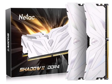 Оперативная память 32 Gb 3200 MHz NETAC SHADOW II White (NTSWD4P32DP-32W)