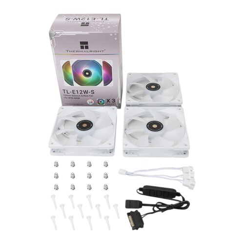 Комплект вентиляторов для корпуса Thermalright TL-E12W-S ARGB White (TRTLE12WS.3P)