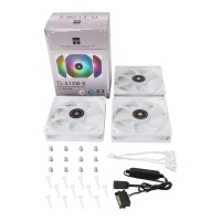 Комплект вентиляторов для корпуса Thermalright TL-E12W-S ARGB White (TRTLE12WS.3P)