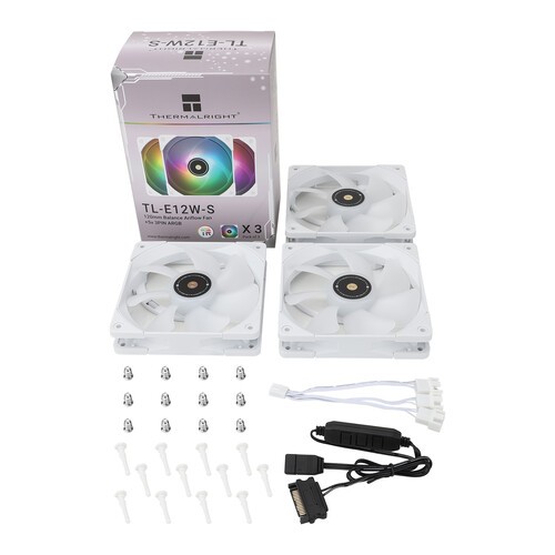 Комплект вентиляторов для корпуса Thermalright TL-E12W-S ARGB White (TRTLE12WS.3P)