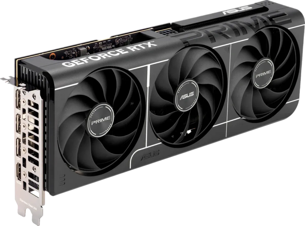 Видеокарта ASUS (PRIME-RTX5060TI-O16G) GeForce RTX 5060 Ti 16GB PRIME OC (90YV0MH2-M0NA00)