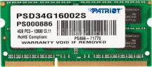Оперативная память 4 Gb 1600 MHz PATRIOT (PSD34G16002S)