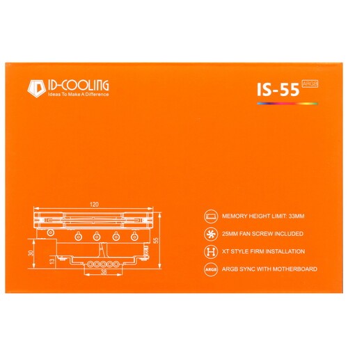 Кулер для процессора ID-COOLING IS-55 ARGB PWM