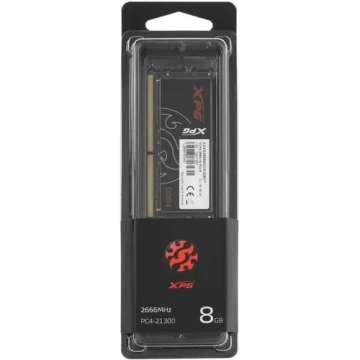 Оперативная память 8 Gb 2666 MHz ADATA XPG HUNTER Black (AX4S26668G18-SBHT)