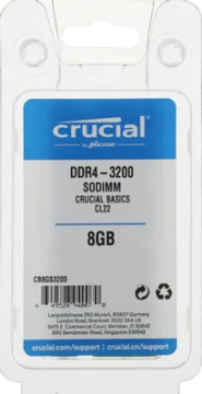 Оперативная память 8 Gb 3200 MHz CRUCIAL Basic (CB8GS3200)