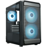 Компьютерный корпус XASTRA A303M 3ARGB-C6 TG Black (A303M-2FC14A-1FC12A-C6-D)