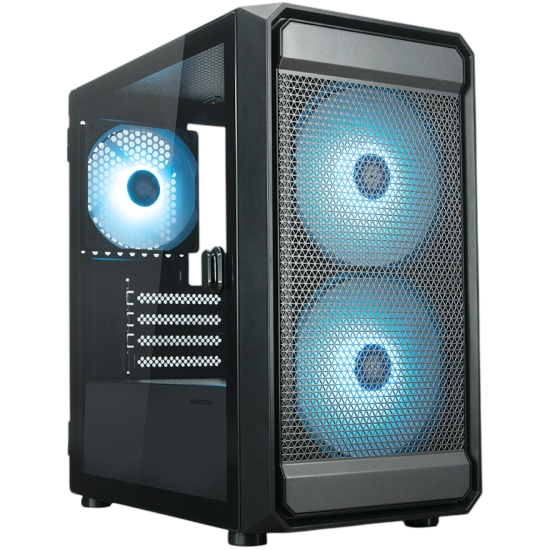 Компьютерный корпус XASTRA A303M 3ARGB-C6 TG Black (A303M-2FC14A-1FC12A-C6-D)